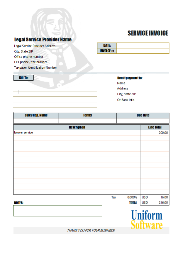 Invoice For Services Rendered Template from www.invoicingtemplate.com