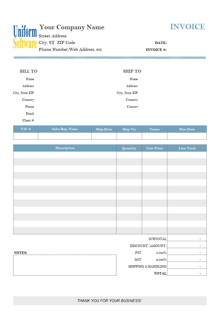 Sale Invoice Template Excel from www.invoicingtemplate.com